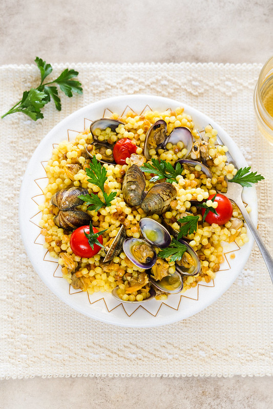 fregola vongole recette sardaigne