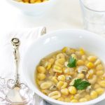 soupe pois chiche orecchiette coques recette