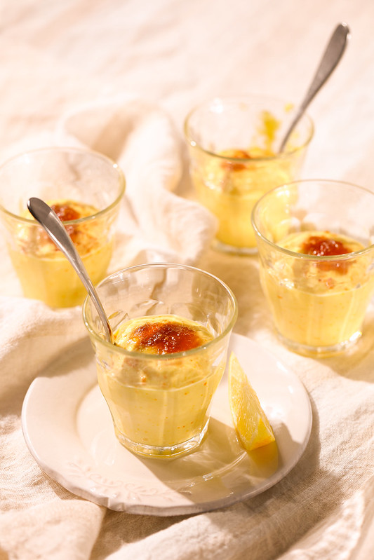 dessert facile sans cuisson ricotta safran citron