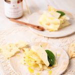 mille feuilles pain carasau pecorino poire sardaigne