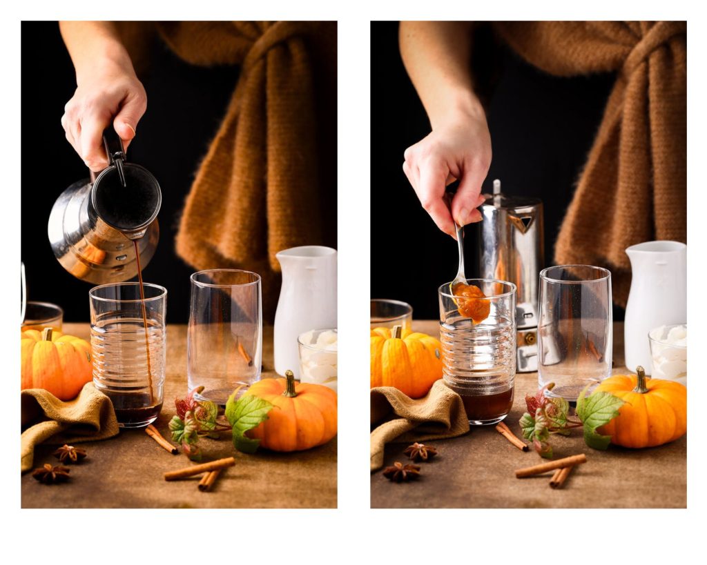pumpkin spice latte pas a pas