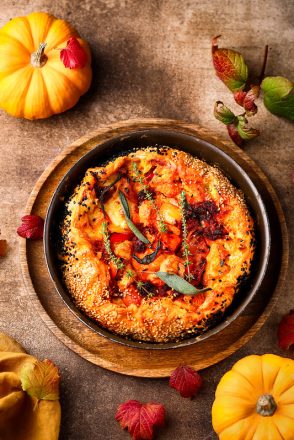 Quiche à la courge et au chèvre