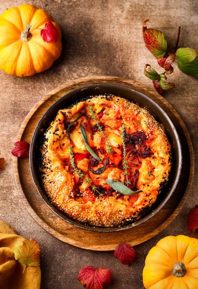 Quiche à la courge et au chèvre
