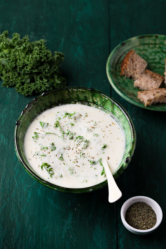 soupe chou blanc kale pecorino