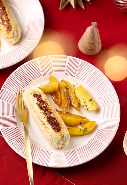 Boudin blanc maison et pommes sautées