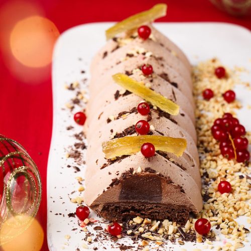 buche chocolat noisettes facile