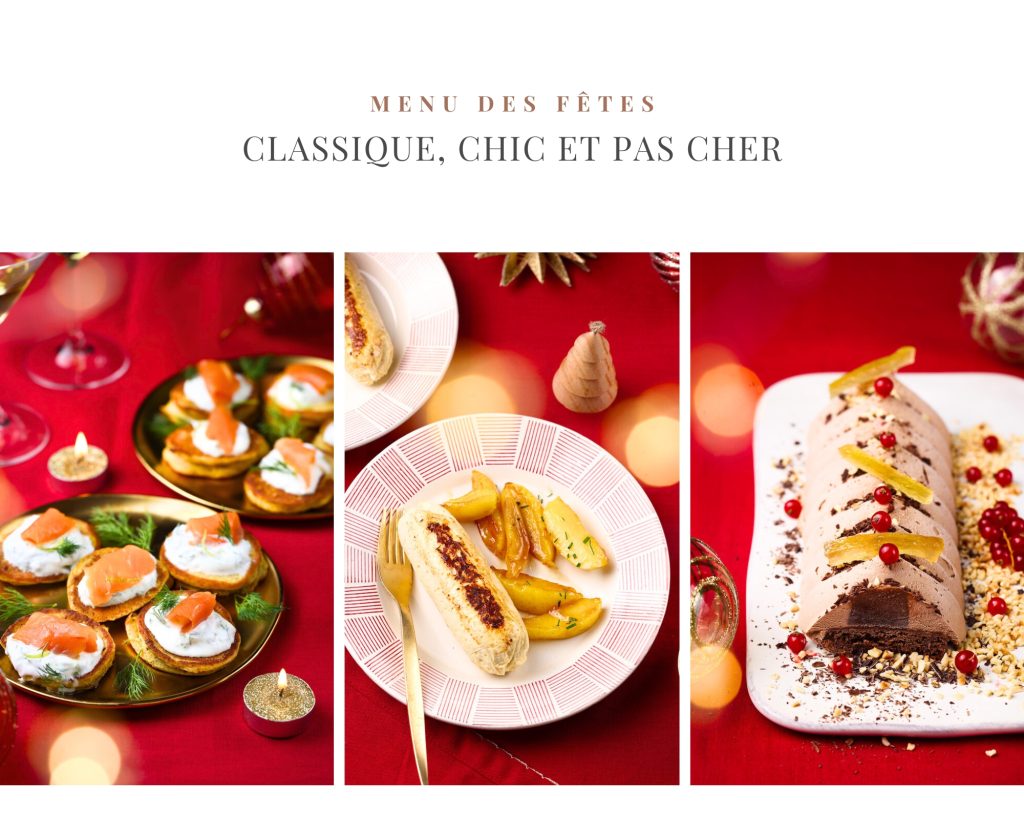 menu fetes classique pas cher