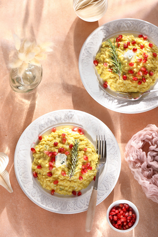 risotto gorgonzola curcuma