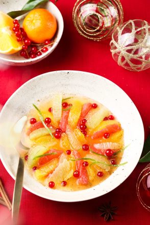 Nage d’agrumes aux épices