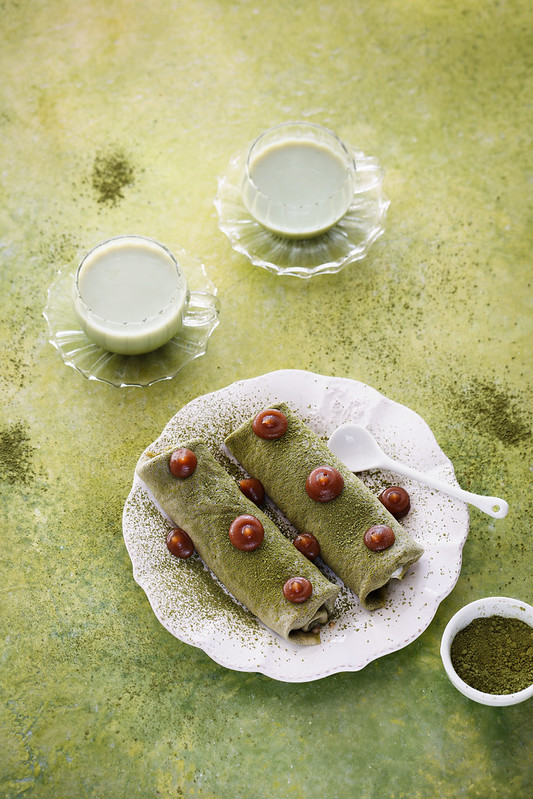 crepes matcha recette