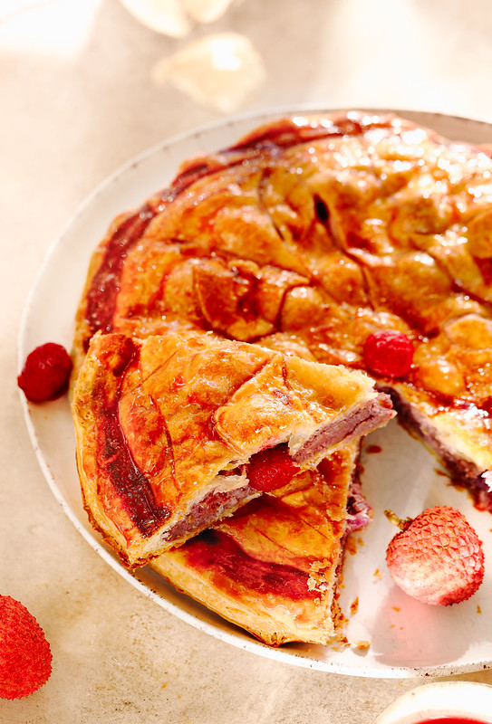 galette rois framboise litchi ispahan