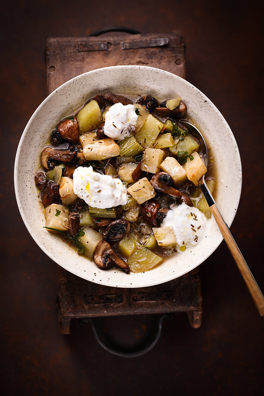 soupe celeri rave champignon recette legere