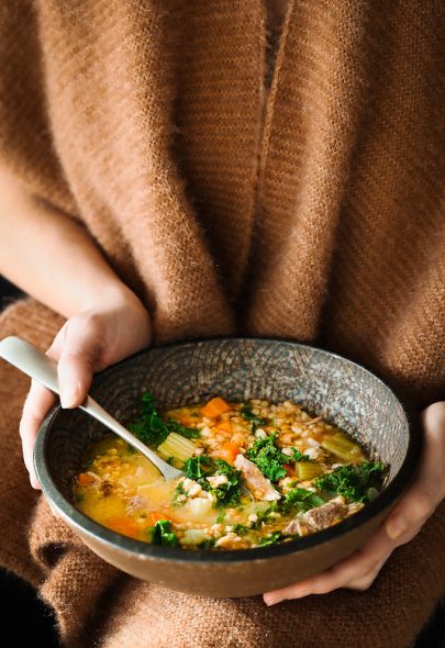 Soupe à l’épeautre provençale