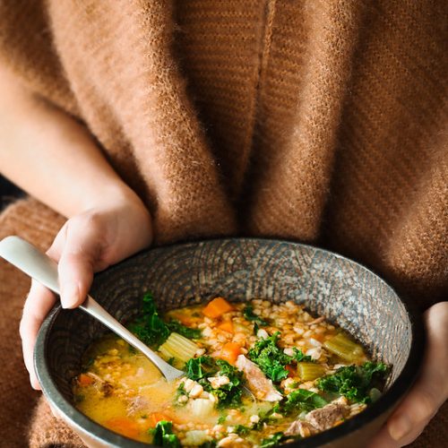 soupe epeautre provencale legumes agneau