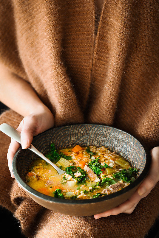 soupe epeautre provencale legumes agneau