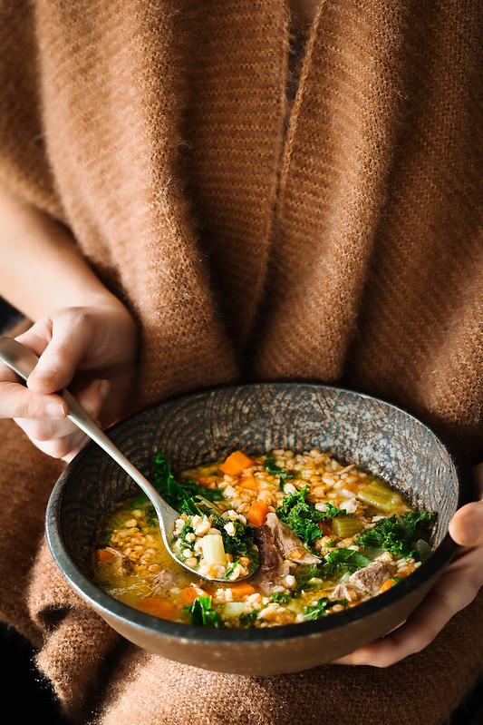 soupe provencale eapeautre agneau