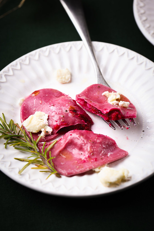 ravioli beterave chevre