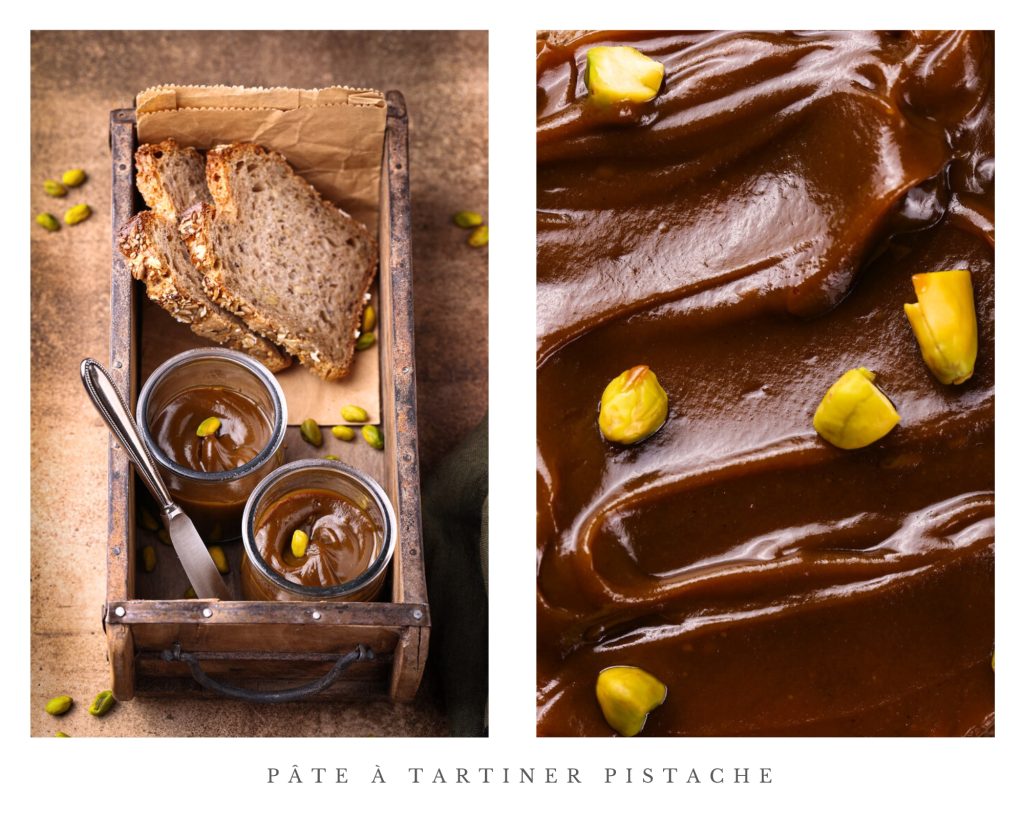 creme tartiner chocolat blanc pistache