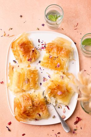 Mutabbaq de Ottolenghi (tourte à la ricotta)