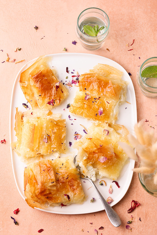 tarte ricotta phyllo Ottolenghi