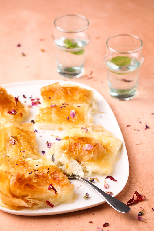 Mutabbaq tourte sucree ricotta Ottolenghi