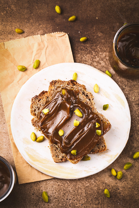 pate tartiner pistache chocolat blanc recette