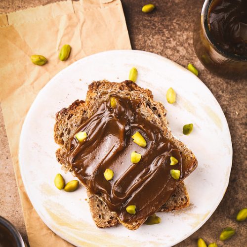 pate tartiner pistache chocolat blanc recette