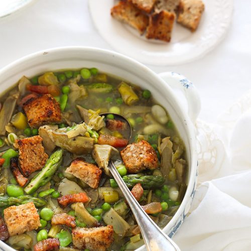 soupe legumes printemps recette toscane