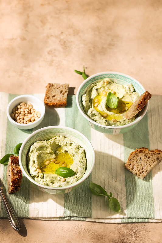 tartinade chevre basilic rapide