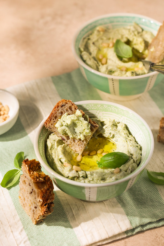 tartinade apero chreve pesto basilic