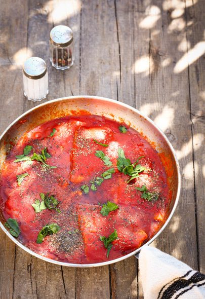Escalopes à la pizzaiola comme en Italie
