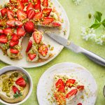 entremets facile pistaches ricotat fraises