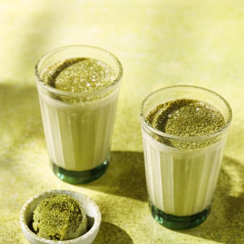 milkshake banane matcha