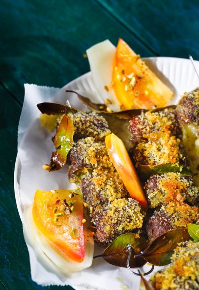 Braciole siciliennes ou les brochettes roulés de viande au fromage