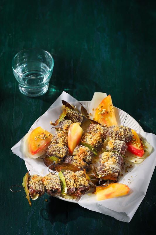 brochettes siciliennes boeuf fromage