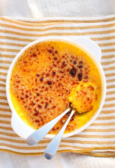 Crème brûlée au safran