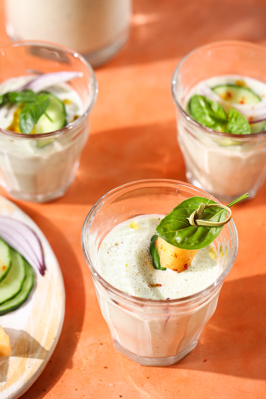 gaspacho concombre melon facile