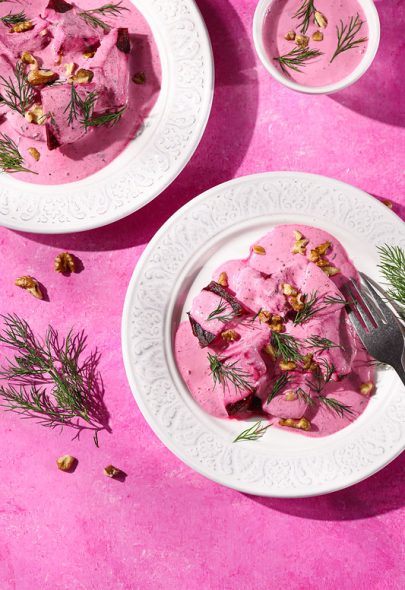 Salade grecque à la betterave et au yaourt