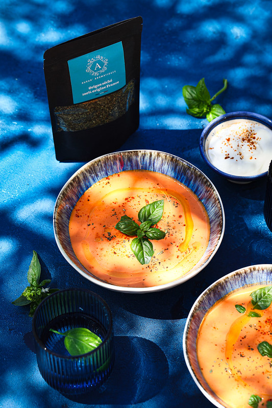 soupe froide poivron yaourt