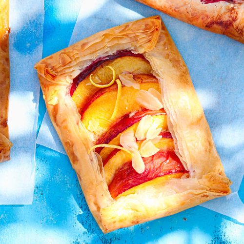 tarte nectarines pate phyllo rapide