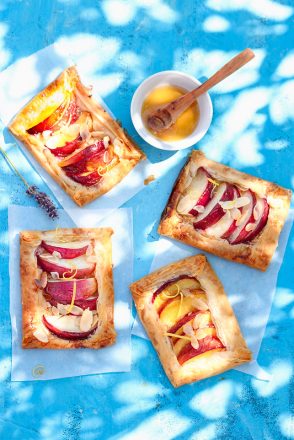 Tarte aux nectarines à la pâte phyllo