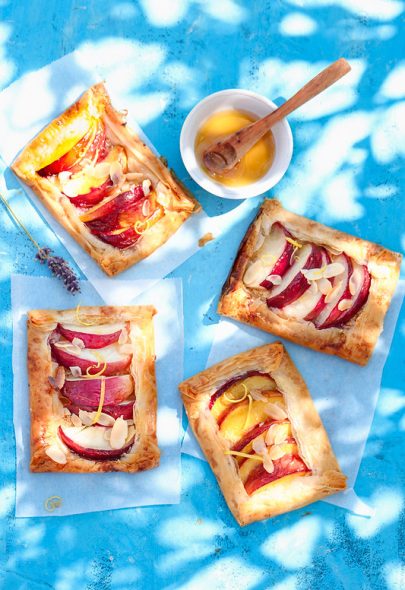 Tarte aux nectarines à la pâte phyllo