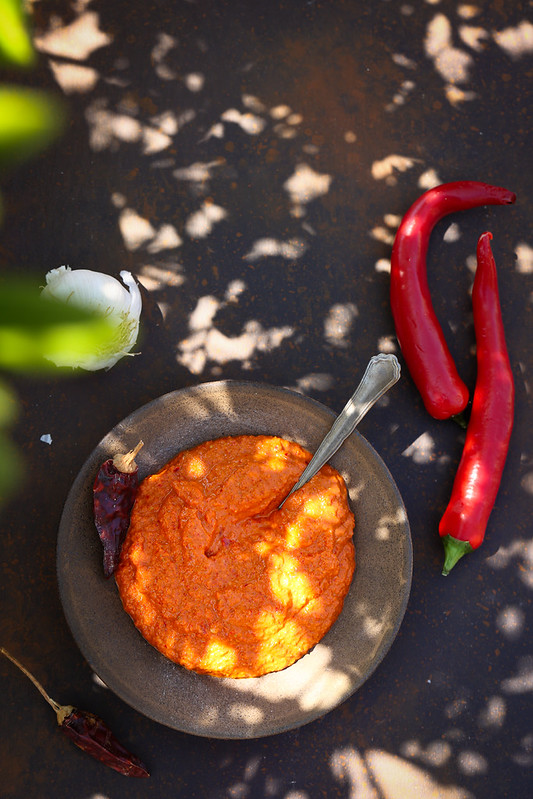 pate harissa rouge maison recette