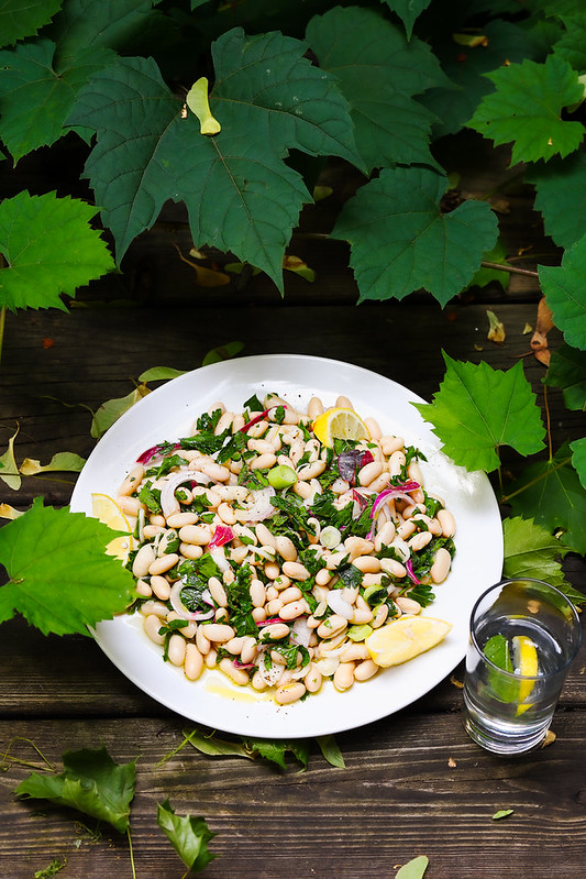 Salade grecque de haricots (fasolia salata) Salade grecque de haricots (fasolia salata)