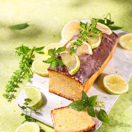 Cake aux deux citrons