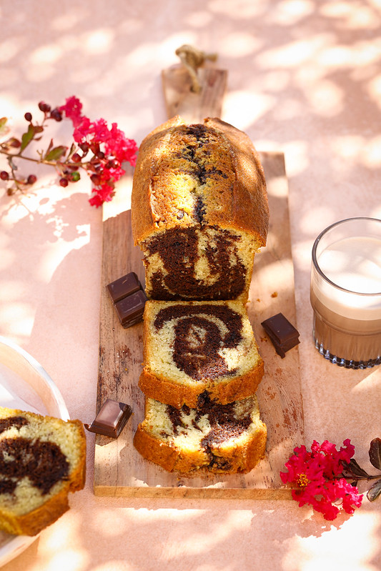 Cake marbré au chocolat et au yaourt Cake marbré au chocolat et au yaourt