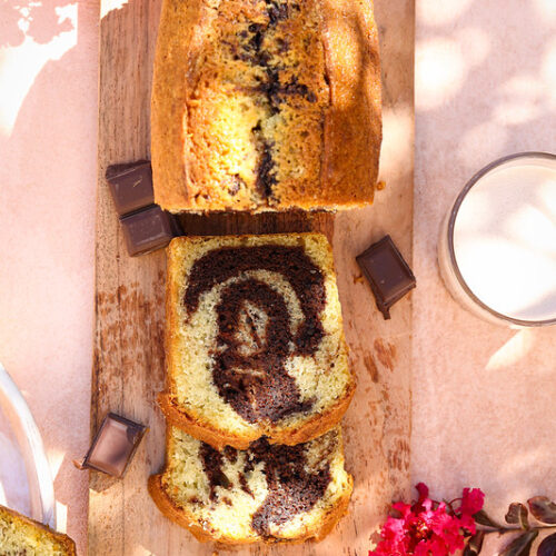 gateau marbre chocolat moelleux parfait