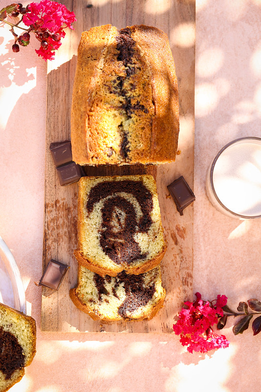 gateau marbre chocolat moelleux parfait