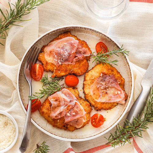 escalope veau panee jambon bolognaise